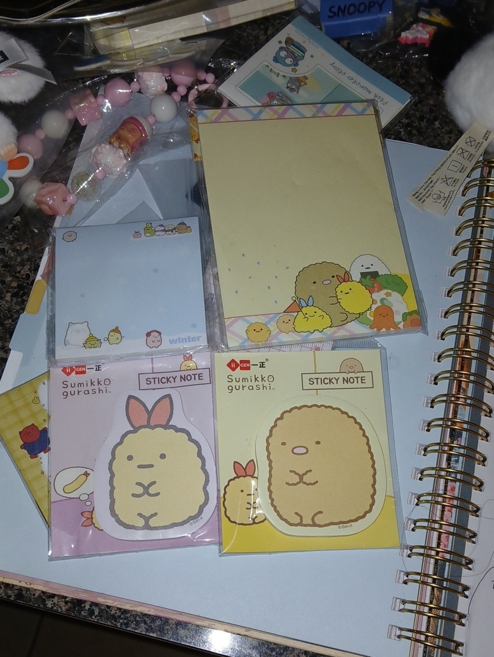 4 #sanrio #stickypads #hellokitty #sumikkogurashi